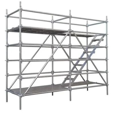 Q235 Steel Frame System Scaffolding for Heavy Loads and Durability