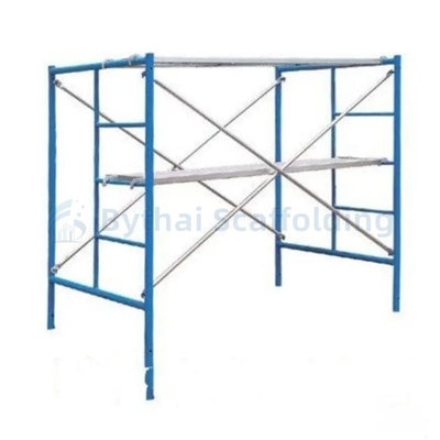 Powder Coated Finish Steel Mason Frame Scaffolding Lightweight for Commercial Construction