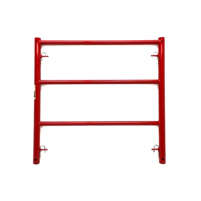Pre-Galvanized Steel 6' x 2' Ladder Frame Scaffolding for Easy Installation in Commercial Projects