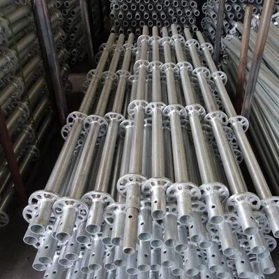 High Strength Hot-dipped Galvanized Q235 Q355 Steel 48mm Ringlock Standard