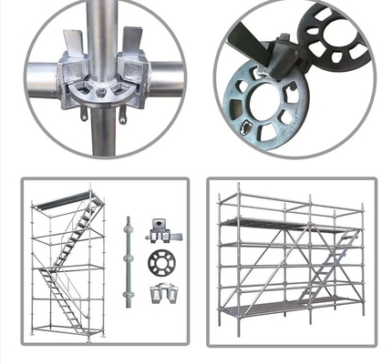 Q235 Steel Ringlock System Scaffolding Hot Dip Galvanized Scaffold System