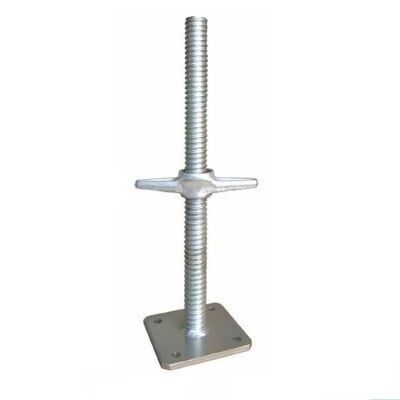 Scaffolding Components Adjustable Screw Jack with Casted Nut / Scaffold Accessories