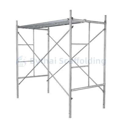 Powder Coated Finish Steel Mason Frame Scaffolding Lightweight for Commercial Construction