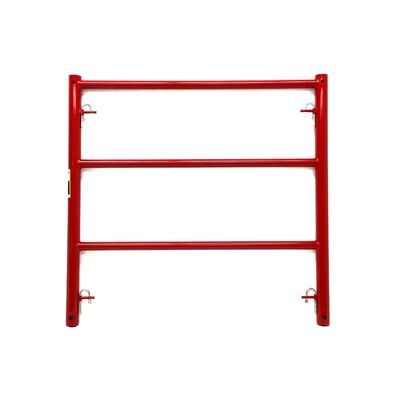 Pre-Galvanized Steel 6' x 2' Ladder Frame System Scaffolding for Easy Installation in Commercial Projects